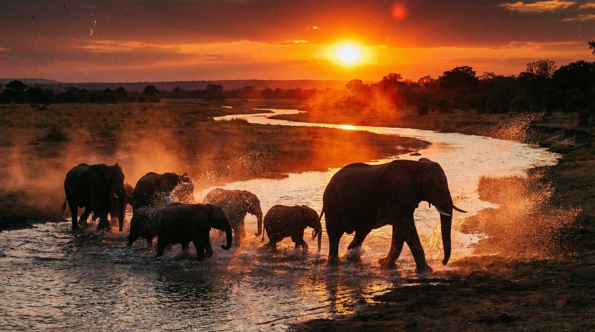 抖阴非洲象群视频